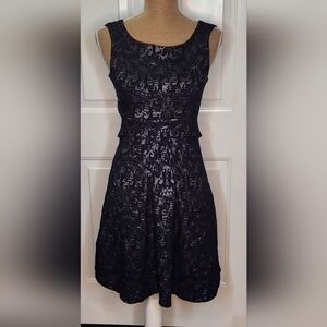 Closet London Black A-line Cocktail Dress Sizw